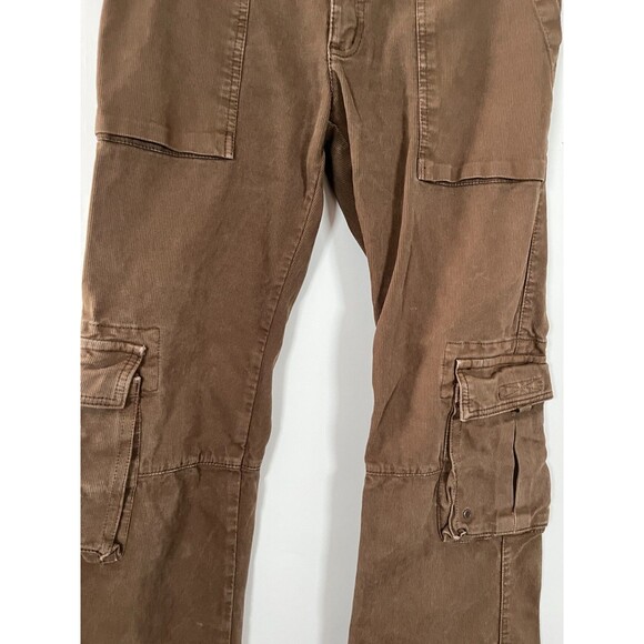 Poleci Cargo Pants Y2k Corduroy 90's‎ Relaxed Fit Boho Streetwear Utility Skate - Picture 3 of 16